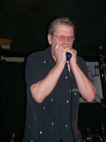 Garfield Angove on harmonica